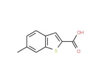 6-Methylbenzo[b]thiophene-2-carboxylic acid (CAS 1467-86-3) - chemical structure image