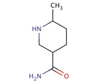 6-methylpiperidine-3-carboxamide (CAS 89940-83-0) - chemical structure image