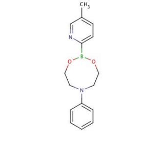 6-Methylpyridine-2-boronic acid N-phenyldiethanolamine ester (CAS 872054-57-4) - chemical structure image