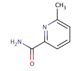 6-methylpyridine-2-carboxamide (CAS 63668-37-1) - chemical structure image