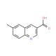 6-Methylquinoline-3-carboxylic acid (CAS 254883-95-9) - chemical structure image