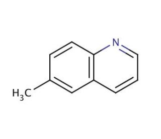 6-Methylquinoline (CAS 91-62-3) - chemical structure image