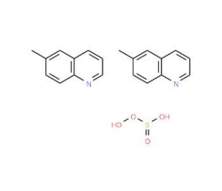 6-Methylquinoline, sulfate (CAS 61255-60-5) - chemical structure image