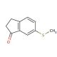 6-(Methylthio)-1-indanone (CAS 138485-82-2) - chemical structure image