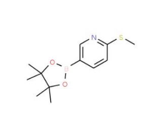 6-(Methylthio)pyridine-3-boronic acid pinacol ester (CAS 849934-89-0) - chemical structure image