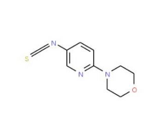 6-(Morpholin-4-yl)pyridin-3-yl isothiocyanate (CAS 52024-29-0) - chemical structure image