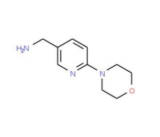 (6-morpholin-4-ylpyridin-3-yl)methylamine (CAS 771572-26-0) - chemical structure image