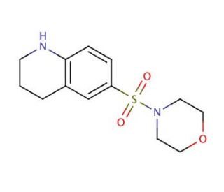6-(morpholin-4-ylsulfonyl)-1,2,3,4-tetrahydroquinoline - chemical structure image