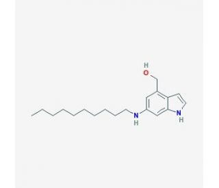 6-(N-Decylamino)-4-Hydroxymethylindole (CAS 123597-55-7) - chemical structure image