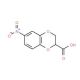 6-Nitro-2,3-dihydro-benzo[1,4]dioxine-2-carboxylic acid - chemical structure image