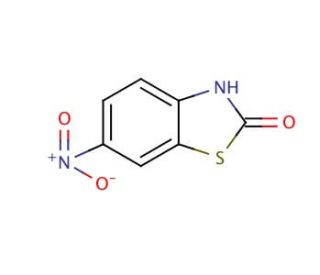 6-Nitro-2-benzothiazolinone (CAS 28620-12-4) - chemical structure image
