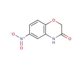 6-Nitro-2H-1,4-benzoxazin-3(4H)-one (CAS 81721-87-1) - chemical structure image