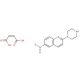 6-Nitroquipazine maleate salt (CAS 77372-73-7) - chemical structure image