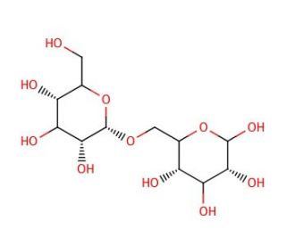 6-O-&alpha;-D-Mannopyranosyl-D-mannopyrannose (CAS 6614-35-3) - chemical structure image