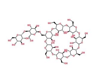 6-O-&alpha;-Maltosyl-&beta;-cyclodextrin (CAS 104723-60-6) - chemical structure image