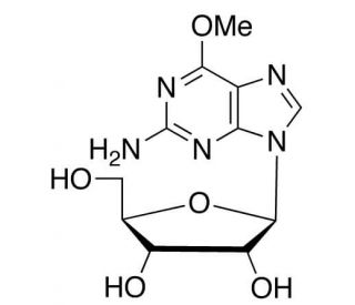6-O-Methyl Guanosine (CAS 7803-88-5) - chemical structure image