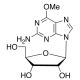 6-O-Methyl Guanosine 的分子结构, CAS编号: 7803-88-5 6-O-Methyl Guanosine (CAS 7803-88-5) - chemical structure image