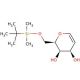 6-O-(tert-Butyldimethylsilyl)-D-galactal 的分子结构, CAS编号: 124751-19-5 6-O-(tert-Butyldimethylsilyl)-D-galactal (CAS 124751-19-5) - chemical structure image