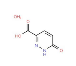 6-Oxo-1,6-dihydropyridazine-3-carboxylic acid monohydrate (CAS 306934-80-5) - chemical structure image