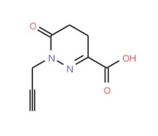 6-oxo-1-prop-2-ynyl-1,4,5,6-tetrahydropyridazine-3-carboxylic acid - chemical structure image