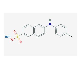 6-(p-Toluidino)-2-naphthalenesulfonic acid sodium salt (CAS 53313-85-2) - chemical structure image