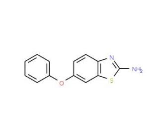 6-Phenoxy-benzothiazol-2-ylamine (CAS 65948-19-8) - chemical structure image