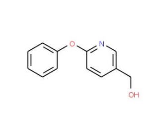 (6-Phenoxypyridin-3-yl)methanol (CAS 101990-68-5) - chemical structure image