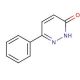 6-Phenyl-3(2H)-pyridazinone (CAS 2166-31-6) - chemical structure image