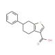 6-phenyl-4,5,6,7-tetrahydro-1-benzothiophene-3-carboxylic acid - chemical structure image
