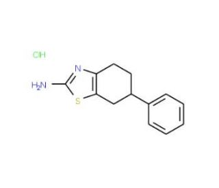6-Phenyl-4,5,6,7-tetrahydro-benzothiazol-2-ylamine hydrochloride - chemical structure image