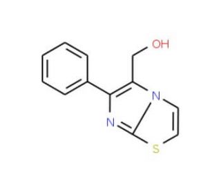 (6-Phenylimidazo[2,1-b][1,3]thiazol-5-yl)methanol (CAS 76919-41-0) - chemical structure image