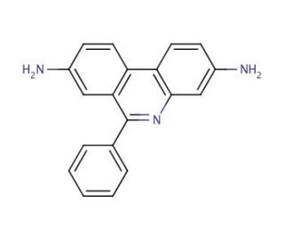 6-Phenylphenathridine-3,8-diamine (CAS 52009-64-0) - chemical structure image