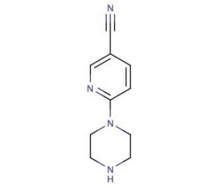 6-(piperazin-1-yl)pyridine-3-carbonitrile (CAS 149554-29-0) - chemical structure image