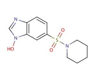 6-(piperidin-1-ylsulfonyl)-1H-benzimidazol-1-ol - chemical structure image