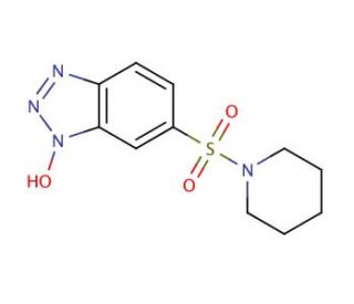 6-(Piperidine-1-sulfonyl)-benzotriazol-1-ol - chemical structure image