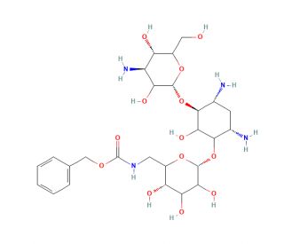 6&prime;-N-(Benzyloxycarbonyl)kanamycin A (CAS 40372-09-6) - chemical structure image