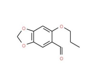 6-Propoxy-benzo[1,3]dioxole-5-carbaldehyde - chemical structure image