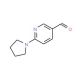 6-(Pyrrolidin-1-yl)pyridine-3-carboxaldehyde (CAS 261715-39-3) - chemical structure image
