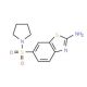 6-(pyrrolidin-1-ylsulfonyl)-1,3-benzothiazol-2-amine - chemical structure image