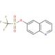 6-Quinolinyl trifluoromethanesulfonate (CAS 173089-80-0) - chemical structure image