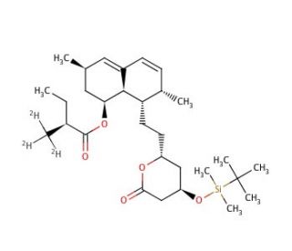 6(R)-{2-[8(S)-2-Methyl-d3-butyryloxy-2(S),6(R)-dimethyl-1,2,6,7,8,8d(R)-hexahydro-1(S)-naphthyl]ethyl}-4(R)-tert-butyldimethy