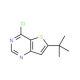 6-t-Butyl-4-chlorothieno[3,2-d]pyrimidine (CAS 439693-52-4) - chemical structure image