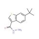 6-tert-Butyl-1-benzothiophene-3-carbohydrazide - chemical structure image
