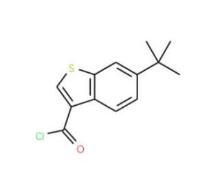 6-tert-butyl-1-benzothiophene-3-carbonyl chloride - chemical structure image