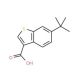 6-tert-Butyl-1-benzothiophene-3-carboxylic acid - chemical structure image