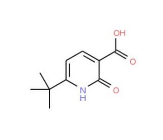 6-tert-Butyl-2-oxo-1,2-dihydro-pyridine-3-carboxylic acid - chemical structure image