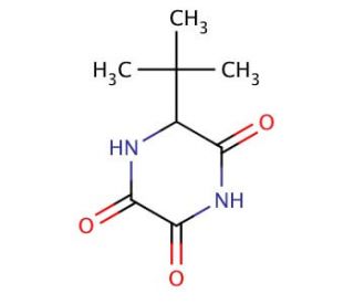 6-tert-butylpiperazine-2,3,5-trione - chemical structure image