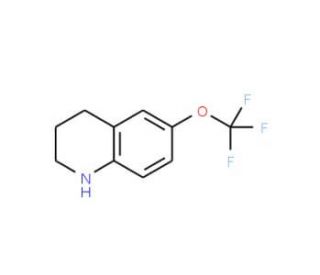 6-(trifluoromethoxy)-1,2,3,4-tetrahydroquinoline - chemical structure image