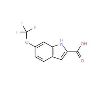 6-(trifluoromethoxy)-1H-indole-2-carboxylic acid (CAS 923259-70-5) - chemical structure image