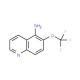 6-(Trifluoromethoxy)quinolin-5-amine (CAS 1133115-85-1) - chemical structure image